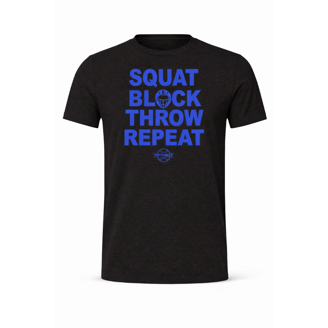 Squat Block Throw Repeat